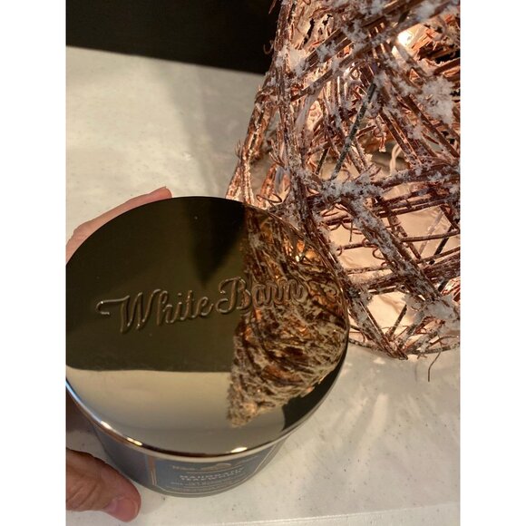 Bath & Body Works “Mahogany Teakwood” New 3 Wick Candle - Picture 3 of 5